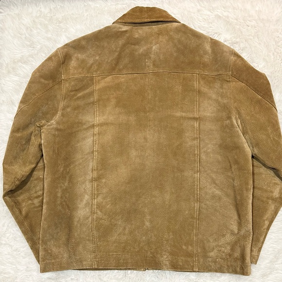 Claiborne Tan Suede Jacket - Picture 11 of 15